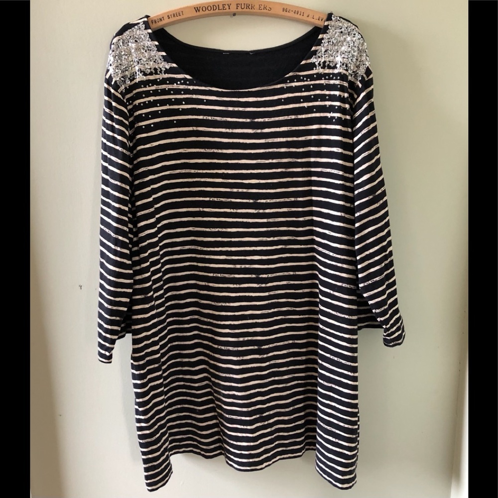 Striped dress 4XL